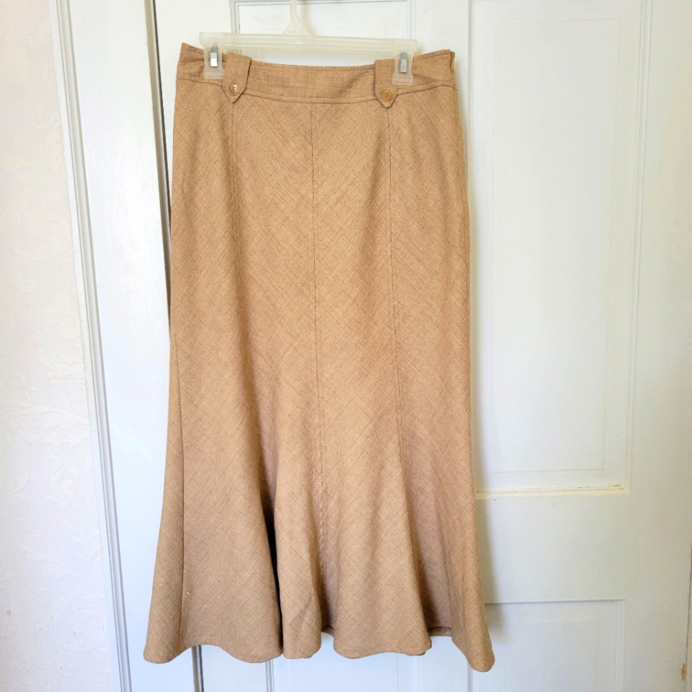 Worthington tweed maxi skirt